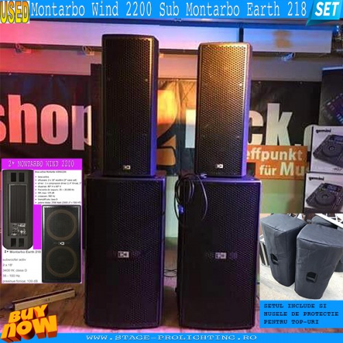 USED Montarbo Wind 2200, Earth 218 active SET USED Montarbo Wind 2200, Earth 218 active SET